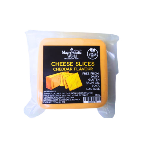 Vegan Cheese Slices | Cheddar Flavour- EXP 05/2025