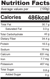 Organic/Bio Chia Seed Flour 500g