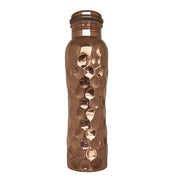 Copper | Diamond Water Bottle l ขวดน้ำทองแดง ลายไดมอนด์