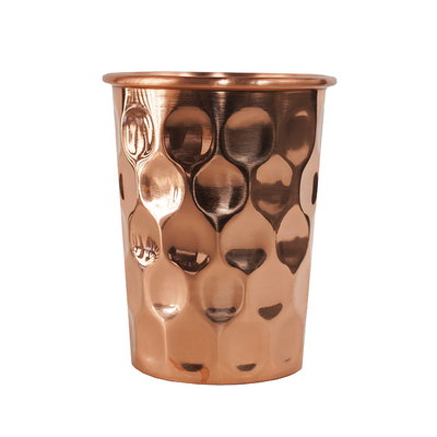 Copper | Diamond Water Glass - 0
