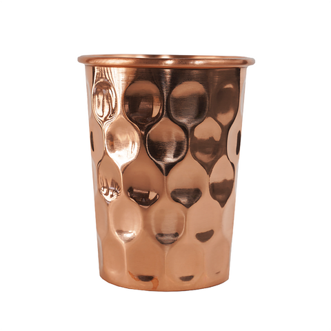 Copper | Diamond Water Glass - 0
