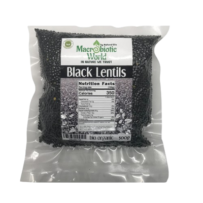 Black Lentils - Organic Bio