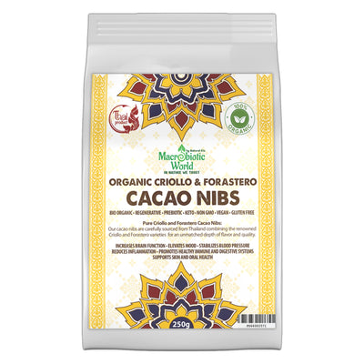 Organic-Bio Cacao Nibs | Criollo & Forastero