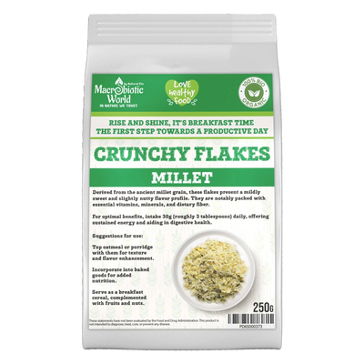 Crunchy Millet Flakes - Organic Bio