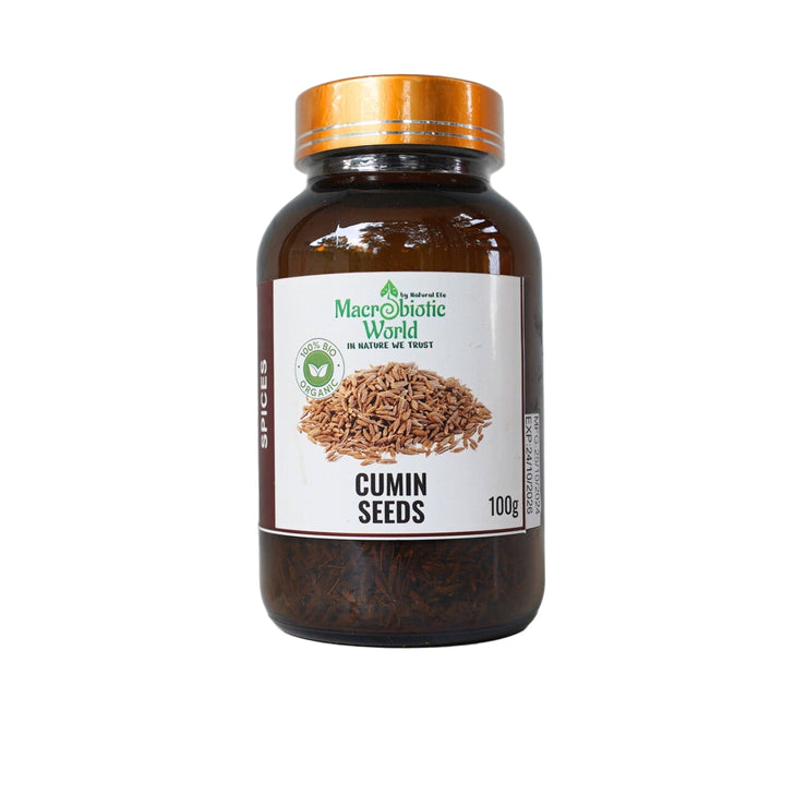 Organic/Bio Cumin Seeds เมล็ดยี่หร่า (60g/100g)