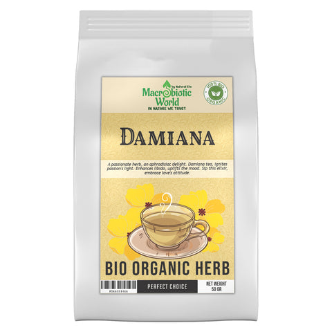 Organic/Bio Damiana Herb Tea | ชาสมุนไพร ดามายน่า 50g