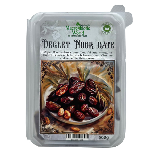 Organic-Bio Dried Deglet Noor Dates อินทผลัม ดีเกรท นอเดท ตากแห้ง