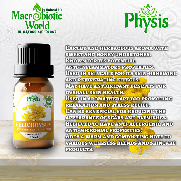 Organic Essential Oil | Helichrysum Oil