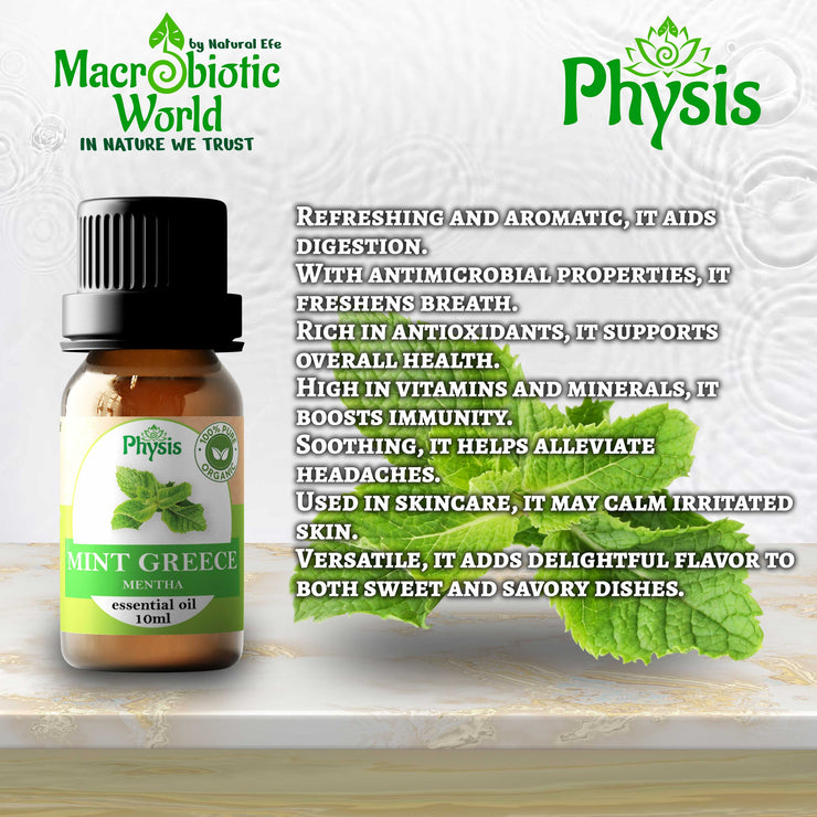 Organic Essential Oil | Mint Greece Oil