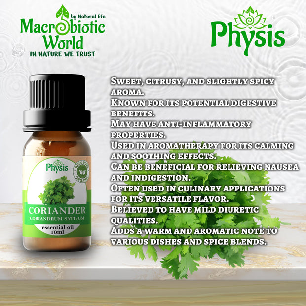 Organic Essential Oil | Coriander Oil 10ml