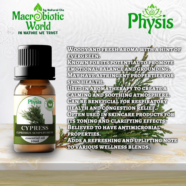 Organic Essential Oil | Cypress Oil 10ml