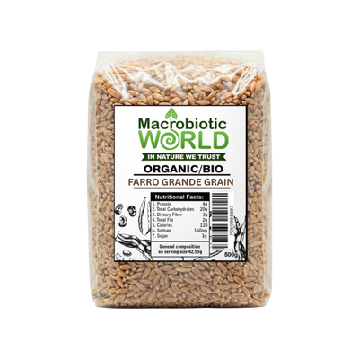Organic/Bio Farro Grande Grains