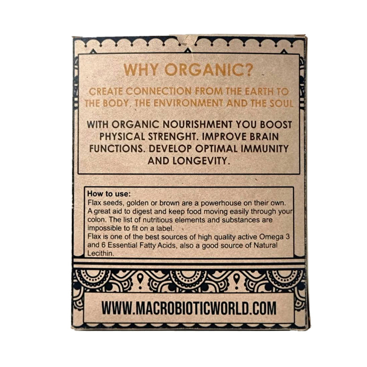 Organic/Bio Golden Flax Seeds