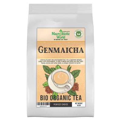 Organic-Bio Genmaicha Tea ชาเก็นไมฉะ 50g