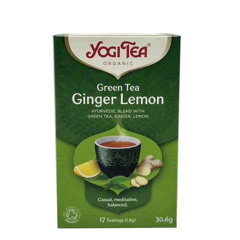 Yogi Tea Organic - Green Tea Ginger Lemon