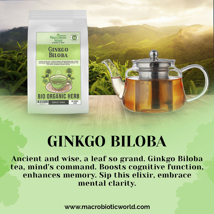 Organic/BIO Ginkgo Biloba Herb Tea 50g