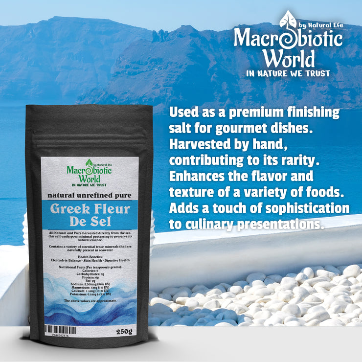 NATURAL EFE / SALT | FLEUR DE SEUL FROM GREECE | ดอกเกลือกรีซ 250g
