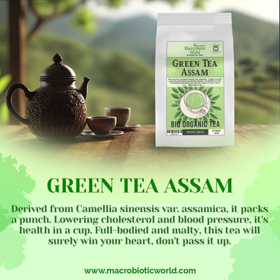 Organic/BIO Assam Green Herb Tea 50g