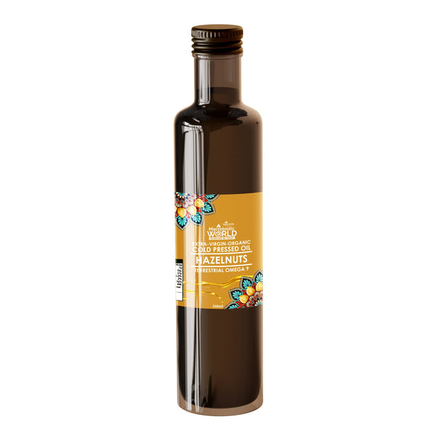Organic/Bio Extra Virgin Cold Pressed Hazel Nuts Oil
