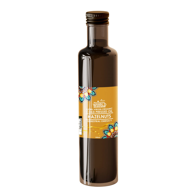 Organic/Bio Extra Virgin Cold Pressed Hazel Nuts Oil