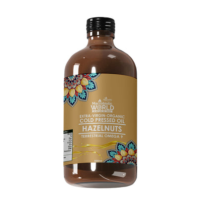 Organic/Bio Extra Virgin Cold Pressed Hazel Nuts Oil