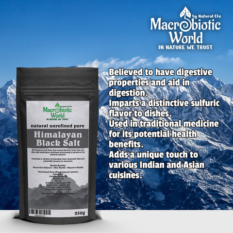 Himalayan Black Salt 250g