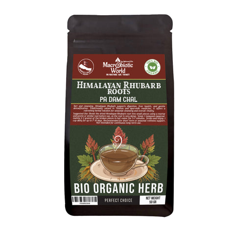 Organic/Bio Himalayan Rhubarb Roots (Pa Dam Chal) 50g