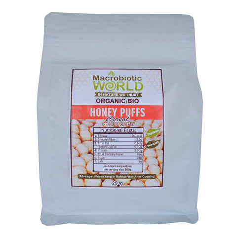 Organic/BIO / Honey Puffs Cereal 250g