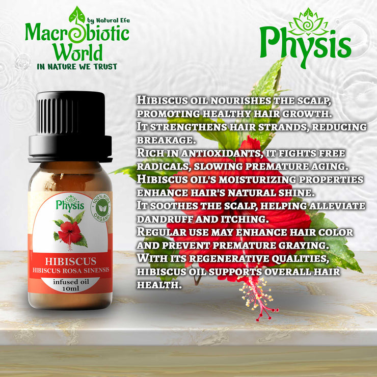 Organic Infused oil | Hibiscus Oil 10ml
