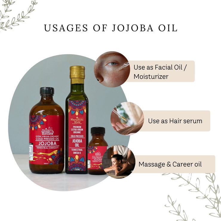 Organic/Bio Jojoba Oil  น้ำมันโจโจ้บา สกัดเย็น