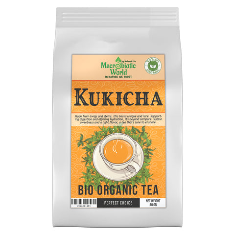 Organic-Bio Kukicha Herb Tea ชาคูคิชะ 50g