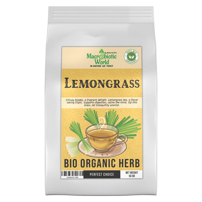 Organic/Bio Lemongrass Herb Tea | ชาสมุนไพร ตะไคร้ 50g