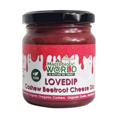 Natural Efe/ Organic/Bio LOVEDIP | Cashew Beetroot Cheese Dip