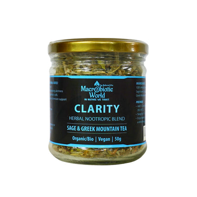 Clarity Herbal Nootropic Blend (Sage & Greek Mountain Tea)