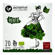 Organic-Bio Peppermint (Menta) Tea 20 Tbags x 1g l Greek Product