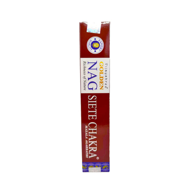 GOLDEN NAG | 7 CHAKRA Indian incense sticks