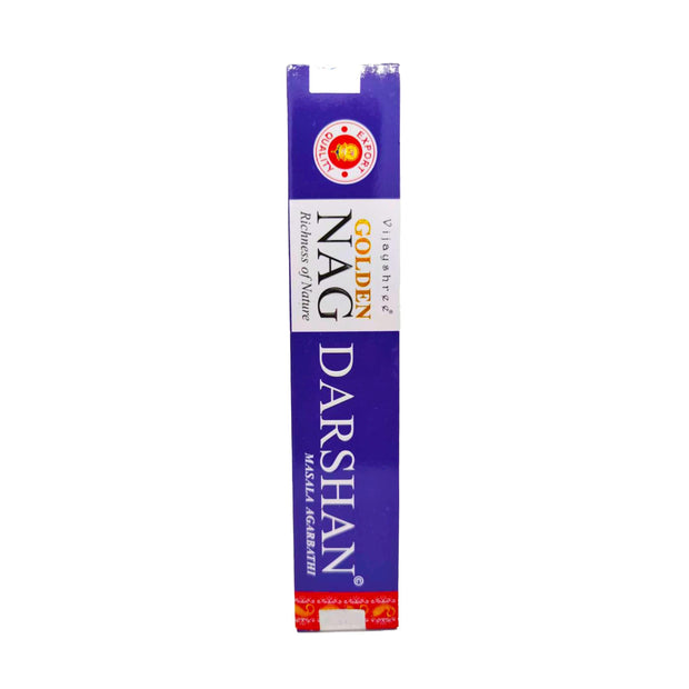 GOLDEN NAG | DARSHAN Indian incense sticks
