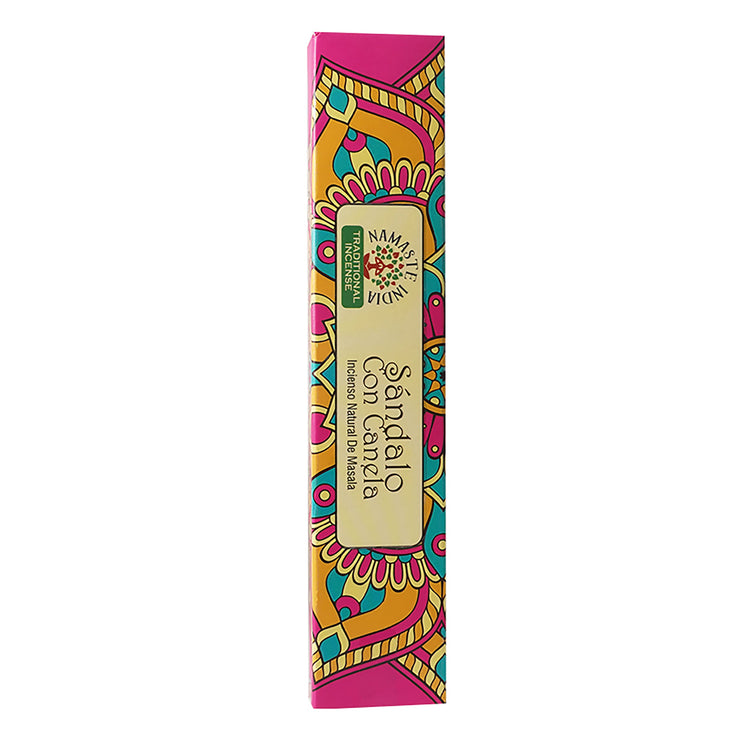 NAMASTE India | Sandal with Cinnamon Indian incense sticks