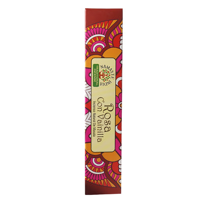 NAMASTE India | Rose with Vanilla Indian incense sticks