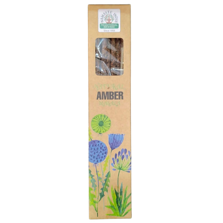 Natural Efe | Indian Incense Sticks - PREMIUM NAMASTE Amber | 30g