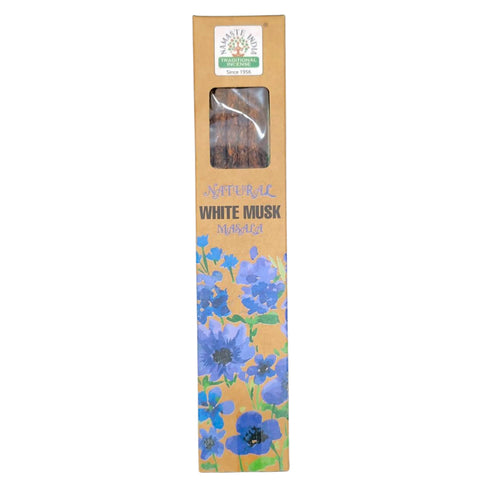 Natural Efe | Indian Incense Sticks - PREMIUM NAMASTE White Musk | 30g