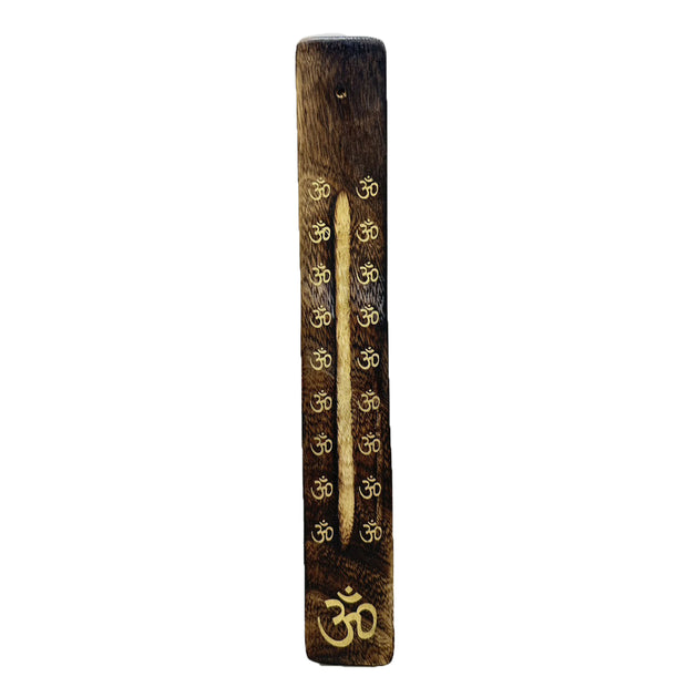 Natural Efe | Indian Wooden Incense Stick Holder - OM Style | ไม้ชีแซม วางธูปหอม สไตล์โอม
