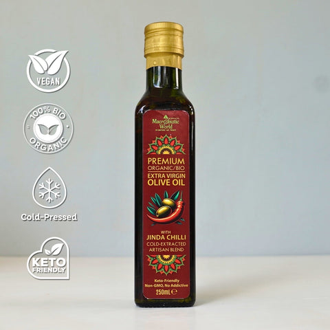 Organic/Bio | Premium Extra Virgin Olive Oil With Jinda Chilli