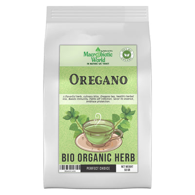 Organic-Bio Oregano Herb Tea ชาสมุนไพร ออริกาโน่ 50g