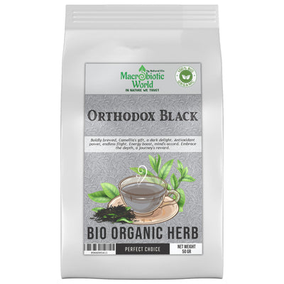Organic/Bio Orthodox Black Herb Tea | ชาสมุนไพร ออโธด๊อก แบลค 50g