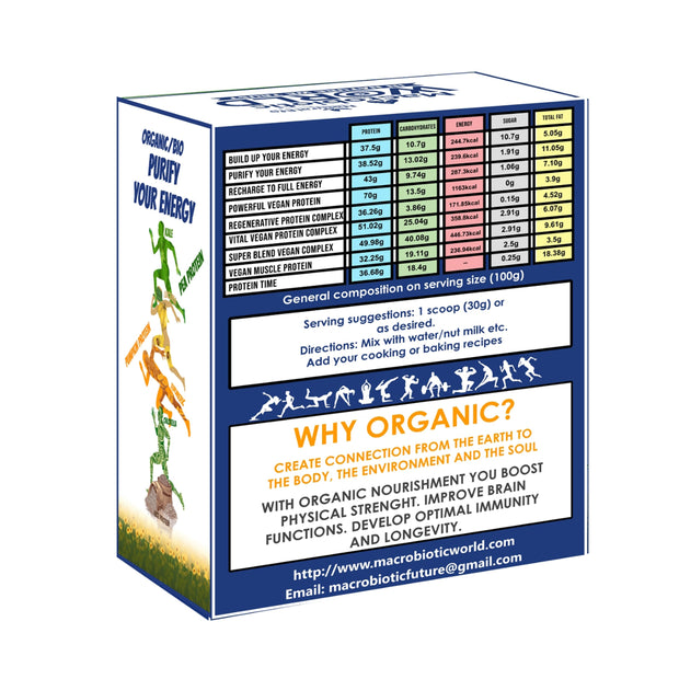 Organic/Bio Vital Vegan Protein Purify Your Energy
