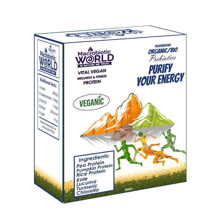 Organic/Bio Vital Vegan Protein Purify Your Energy 500g