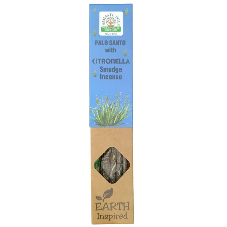 Natural Efe | Indian Incense Sticks - PREMIUM NAMASTE Palo Santo with Citronella | 30g