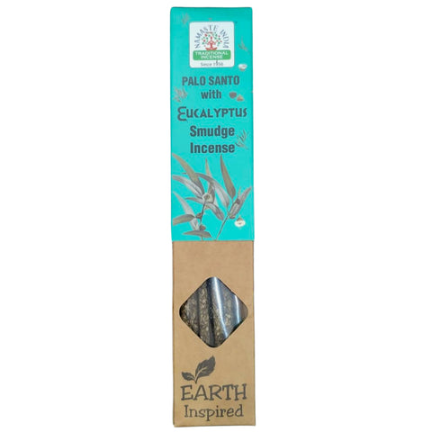 Natural Efe | Indian Incense Sticks - PREMIUM NAMASTE Palo Santo with Eucalyptus | 30g