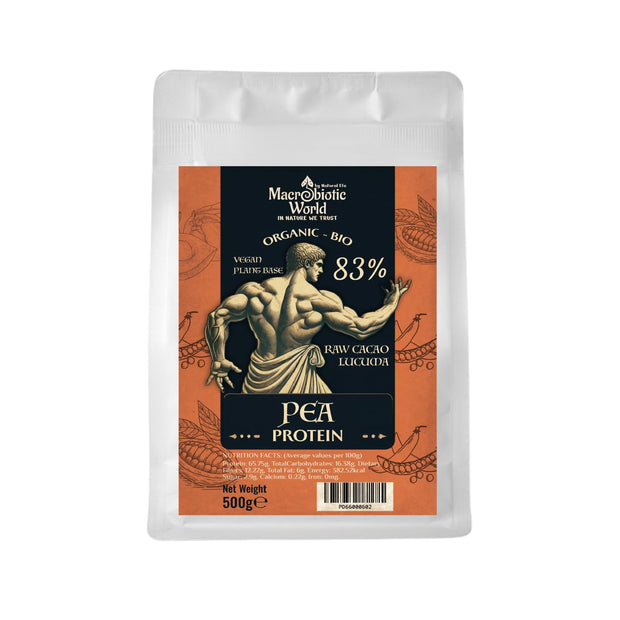 Organic/Bio | Pea Portein 83% with Raw Cacao and Lucuma